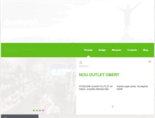 Tablet Screenshot of montanya.eu
